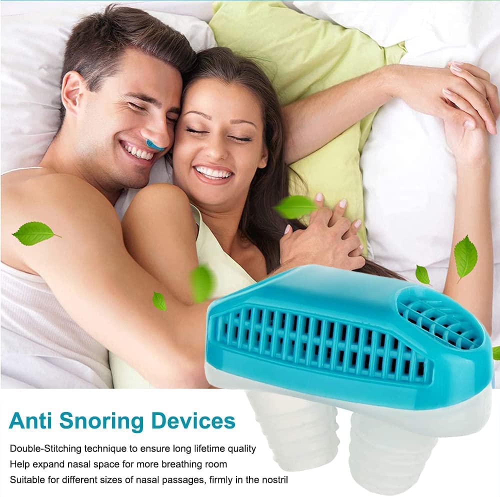 2 en 1 Clip Antironquido y Purificador de Aire Stop Snore