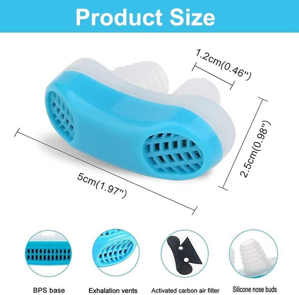 2 en 1 Clip Antironquido y Purificador de Aire Stop Snore