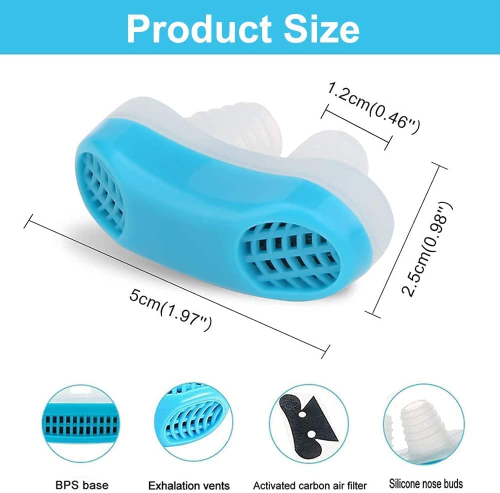 2 en 1 Clip Antironquido y Purificador de Aire Stop Snore